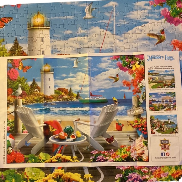 Complete Coastal Escape 300 piece EZ Grip jigsaw puzzle by Memory Lane - Picture 4 of 8